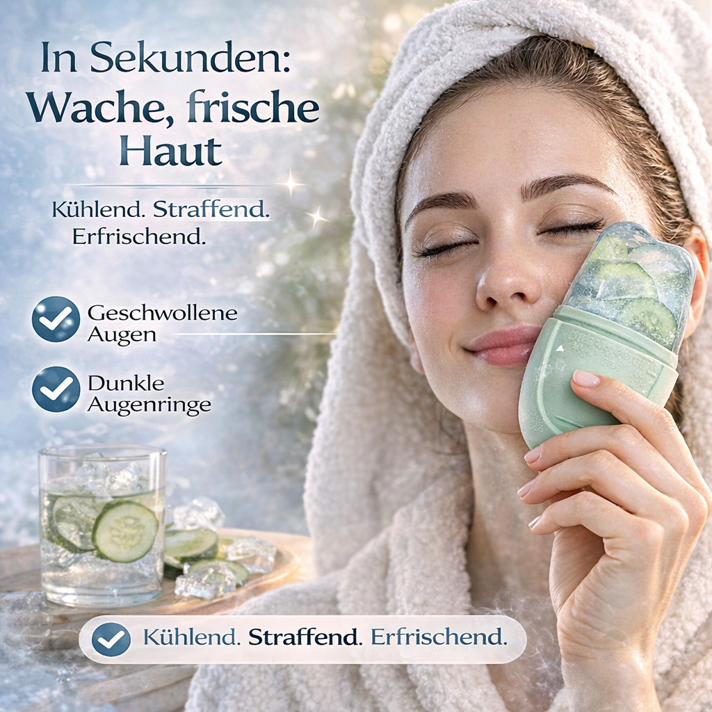 GlowChill-Kälte, die deine Haut wieder aufleben lässt.